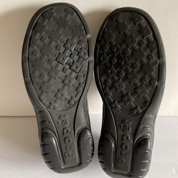 Propet Mens 8.5 Comfort Shoe Black Leather Upper Diabetic friendly light weight - Picture 7 of 9